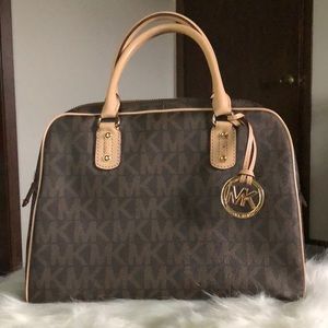Michael Kors Large Monogrammed Satchel